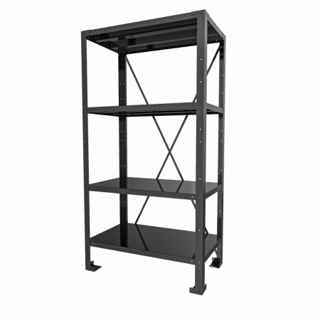 n°4 shelf module LV8 EQSC1207 Crni