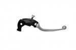 Adjustable folding lever ACCOSSATO aluminium, master cylinder silver