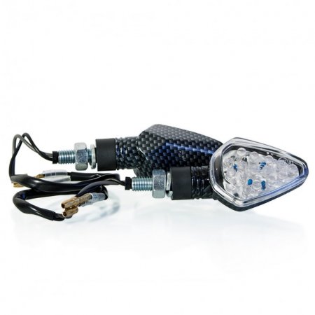 LED flasher lights MOTION STUFF carbon for KAWASAKI Versys 1000, S, SE