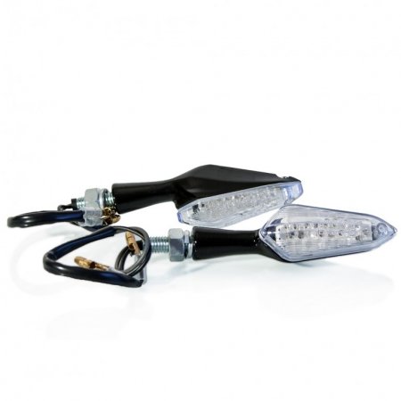 LED flasher lights MOTION STUFF Crni for KAWASAKI Versys 1000, S, SE