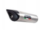 Slip-on exhaust GPR BE.5.1.TIBTO TIBURON Brushed Titanium including removable db killer and link pipe