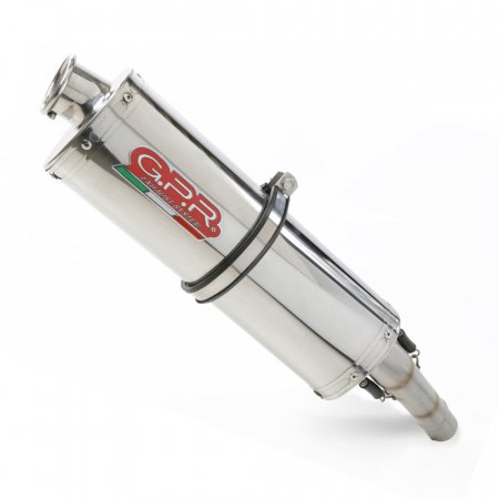 Mid-full system exhaust GPR GU.6.TRI TRIOVAL Polished Stainless Steel including removable db killer