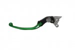 Adjustable folding lever ACCOSSATO aluminium, master cylinder green