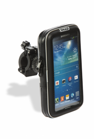 Smartphone holder SHAD X0SG20H 120x70 mm on handlebar 3,8