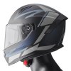 Full face helmet GMS ZG12601 VELOX graphic matt black-grey S