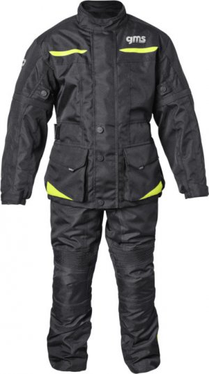 Jacket GMS Gear WP Junior black-fluo yellow 128